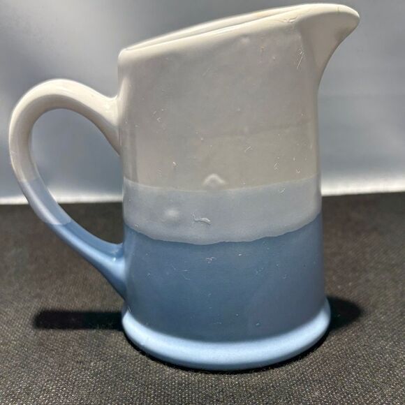 Elegant Blue and White small Ceramic Pitcher - Picture 3 of 6